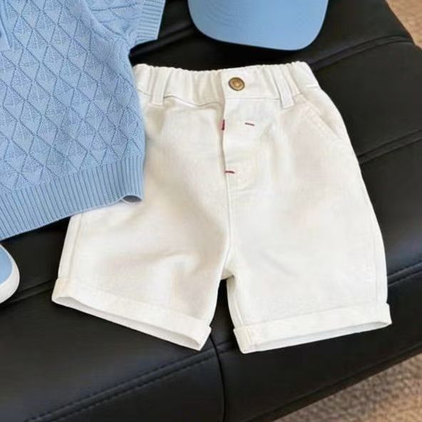 Hollow-out Knitted Short-sleeve Top And Casual Pants photo 2