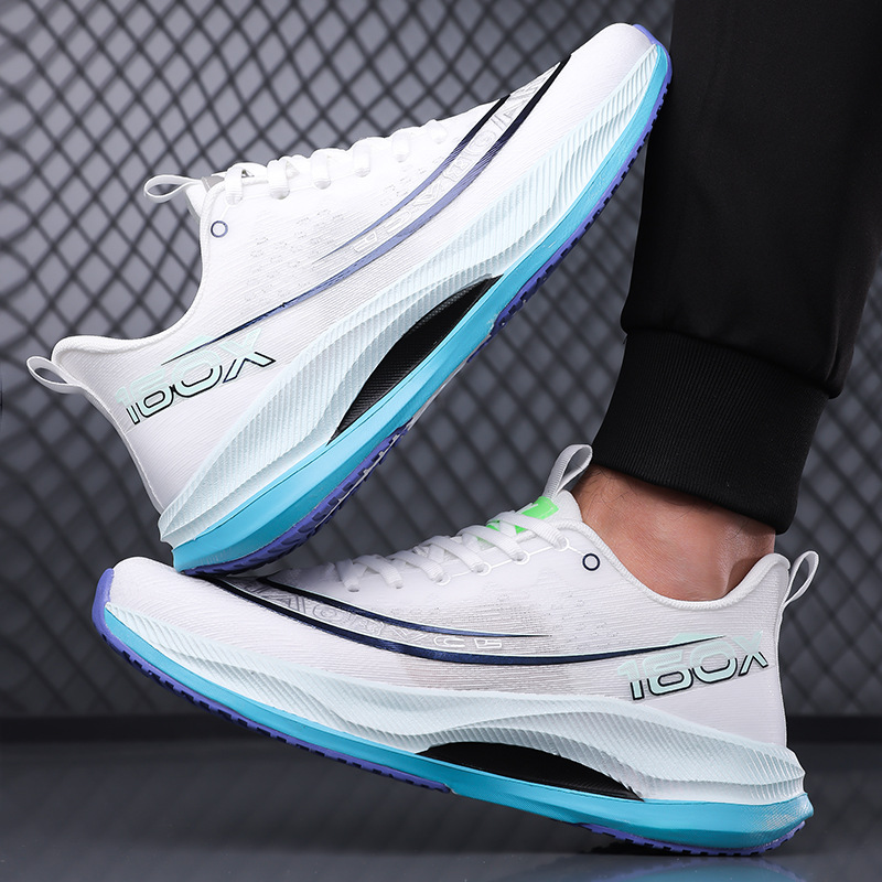 Breathable Soft-soled Mesh Surface Trendy Running Shoes Fashion Sneaker Men photo 4