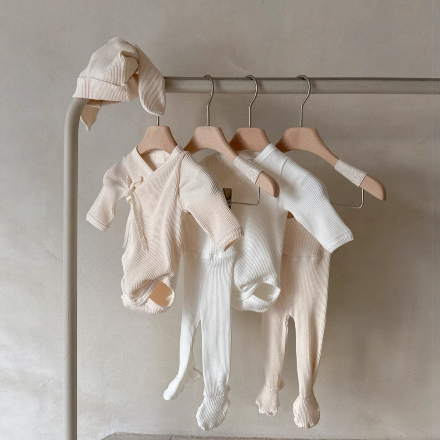 Newborn Clothes Romper Rabbit Ear Hat Set photo 7
