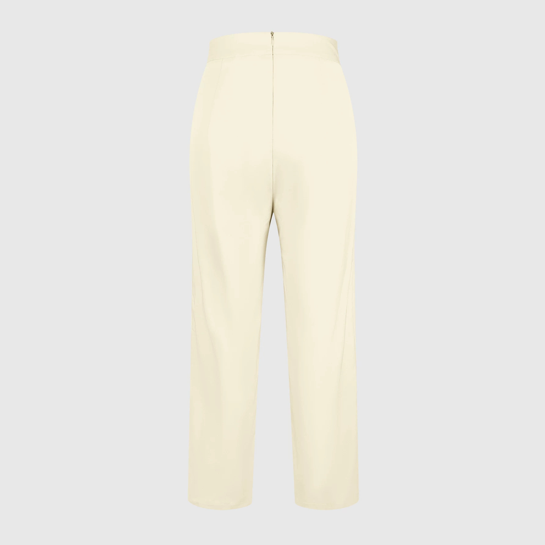 Design-focused Irregularly Crossed Mid-rise Tailored Trousers photo 2