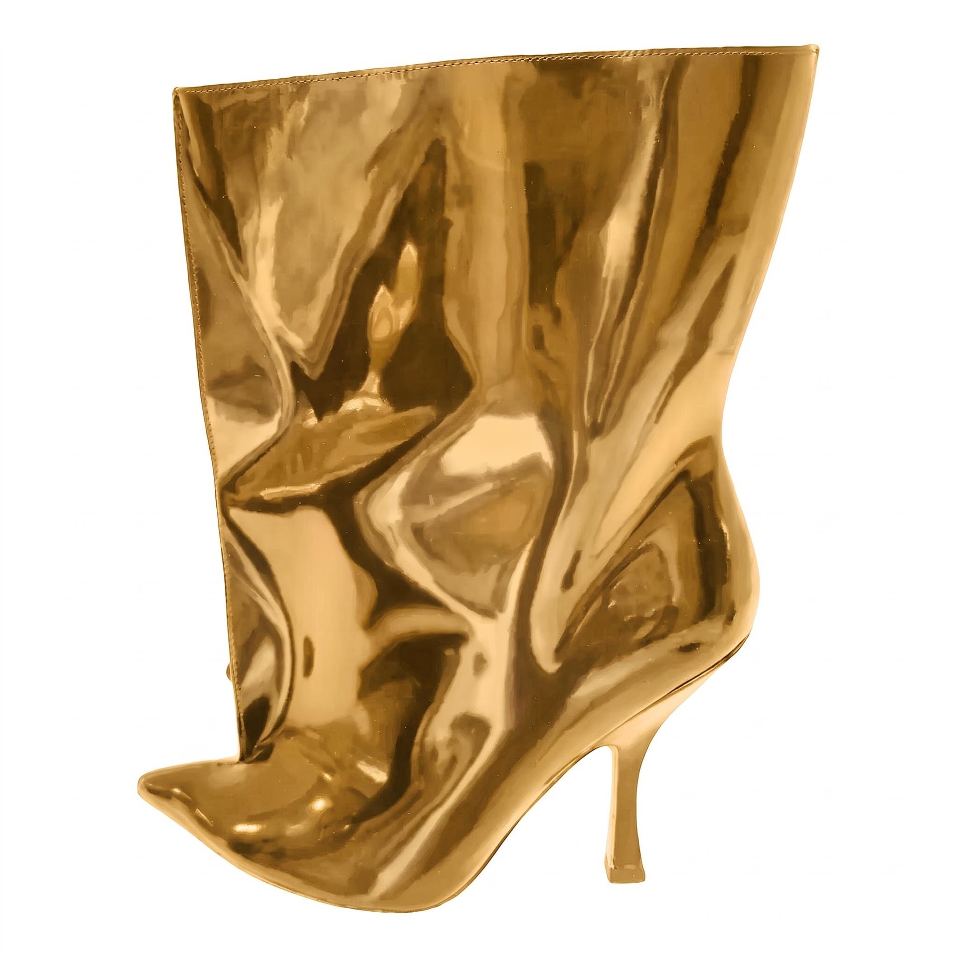 Pointed-toe High-heeled Sexy Flared Ankle Boots For Women photo 2