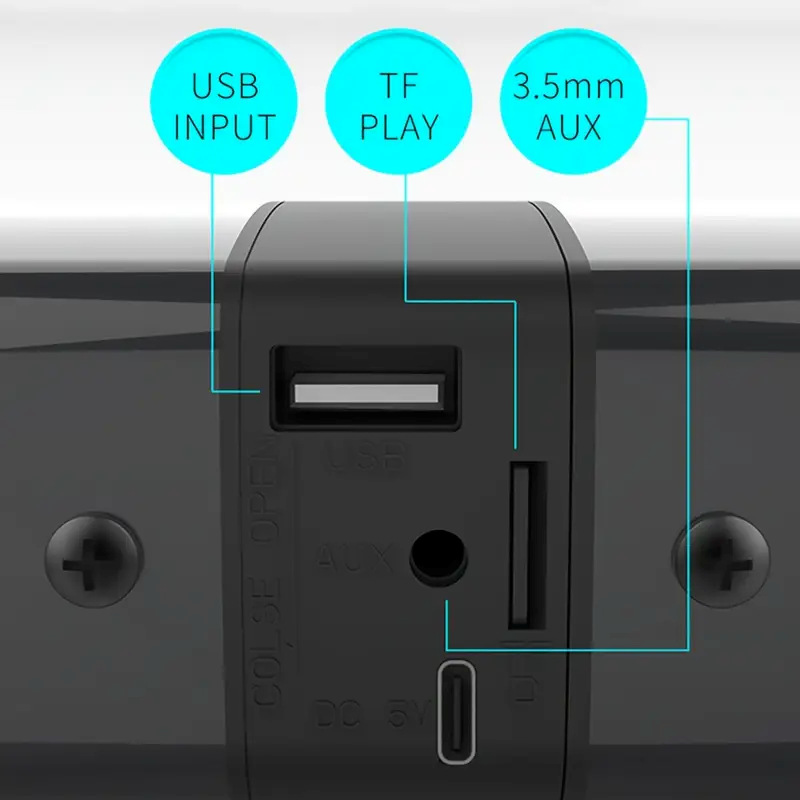 2-in-1 Soundbar For The Living Room Home Bluetooth Speaker With Built-in Soundbar photo 3