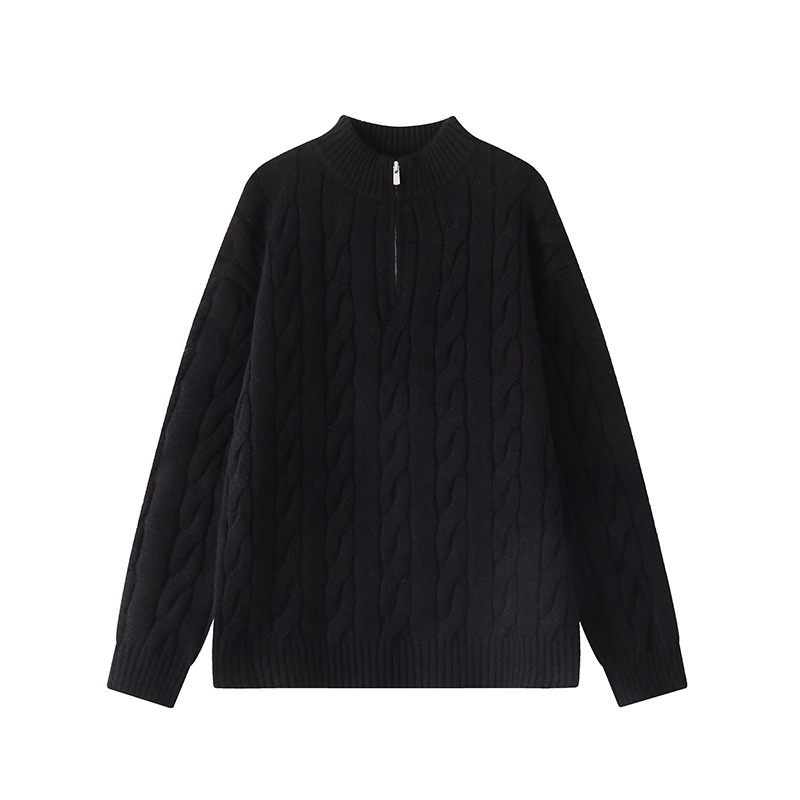 Men's Textured-knit Sweater With A Preppy Old-money Vibe photo 3