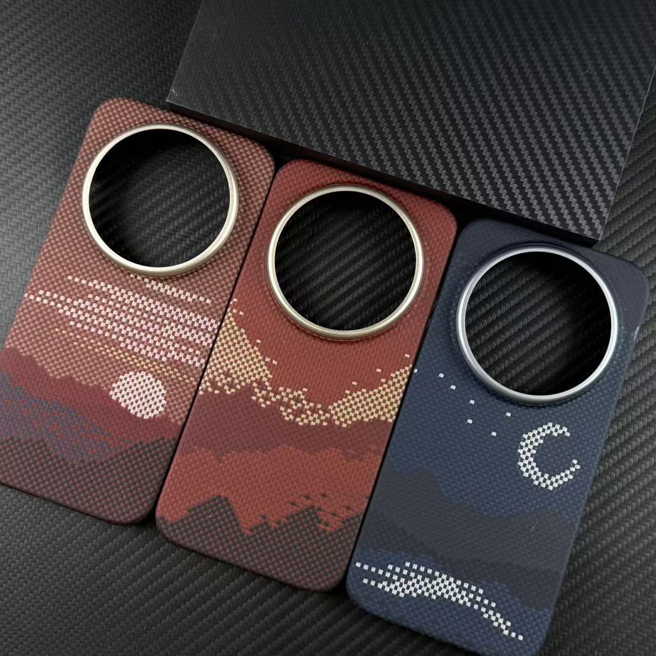 Kevlar Phone Case Aramid Fiber Protective Magnetic Suction photo 1