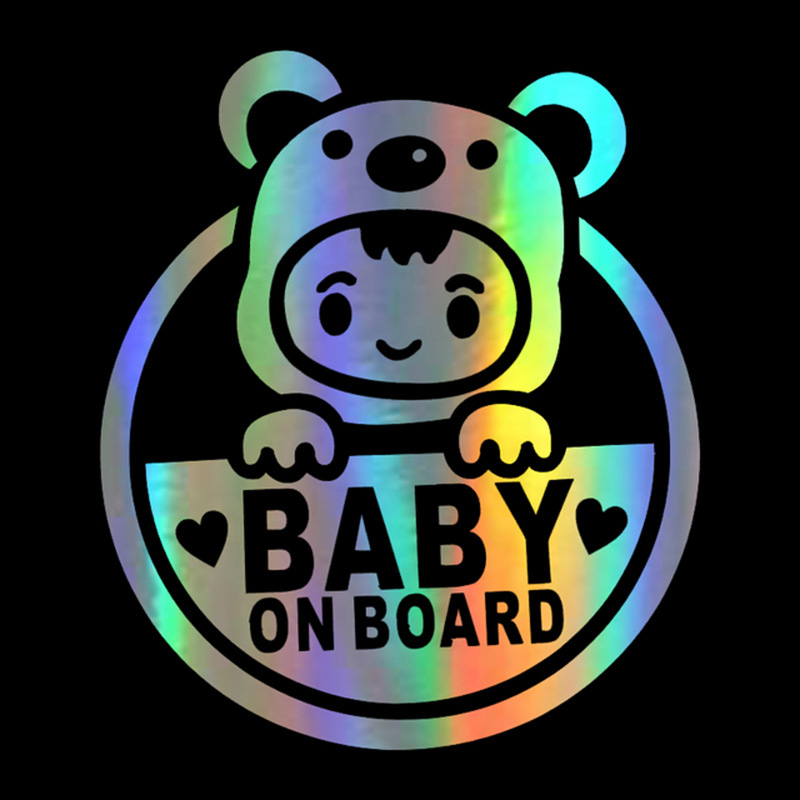 Laser Reflective Car Window Glass Creative Sticker photo 1