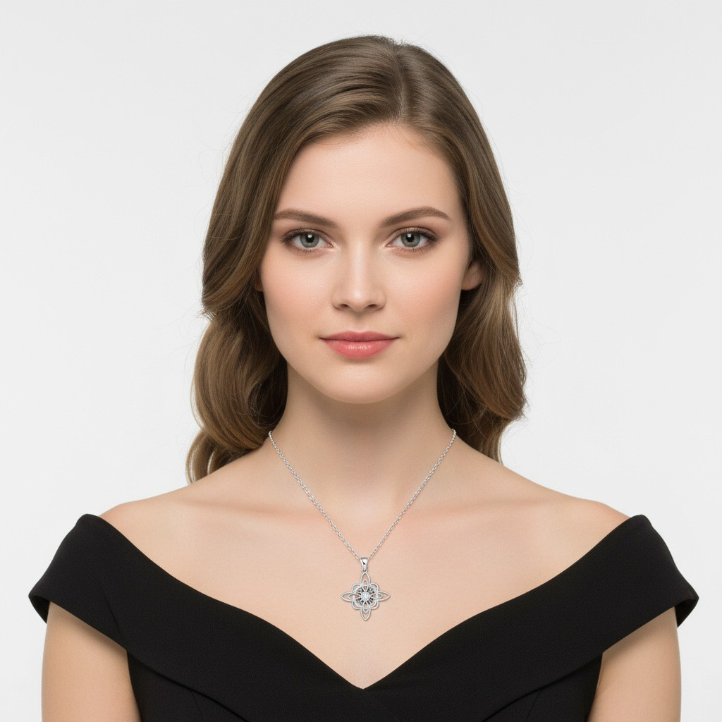 Light-luxury High-end Zircon-studded Womens Fashion Clavicle Necklace photo 2