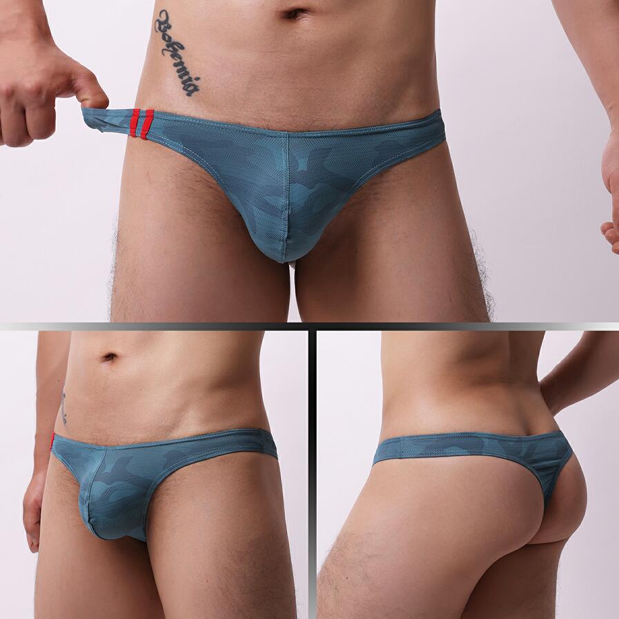 Mens Moisture-Wicking Low-Rise Underwear With Cartoon Print photo 4