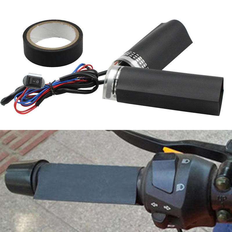 Motorcycle Off-road Bike Modification 12V Handlebar  For Electrically Heated Grips photo 1
