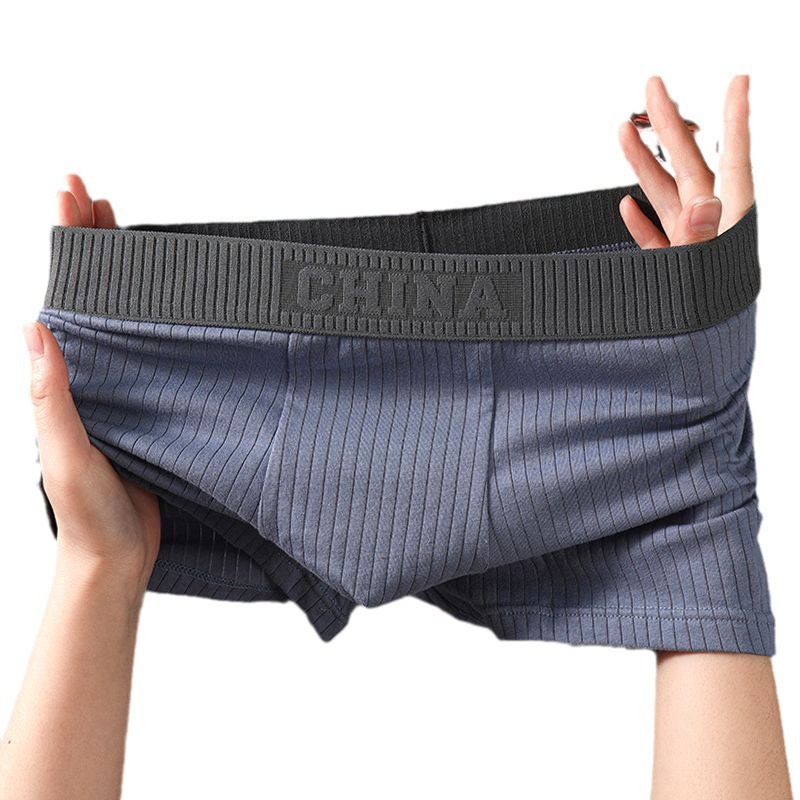 Summer-comfort Mid-rise Knitted Boxer Briefs photo 4