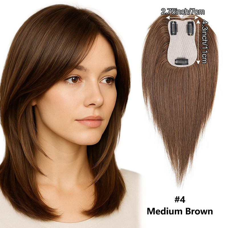 Womens Volumizing High-parting Hair Extension Piece photo 2