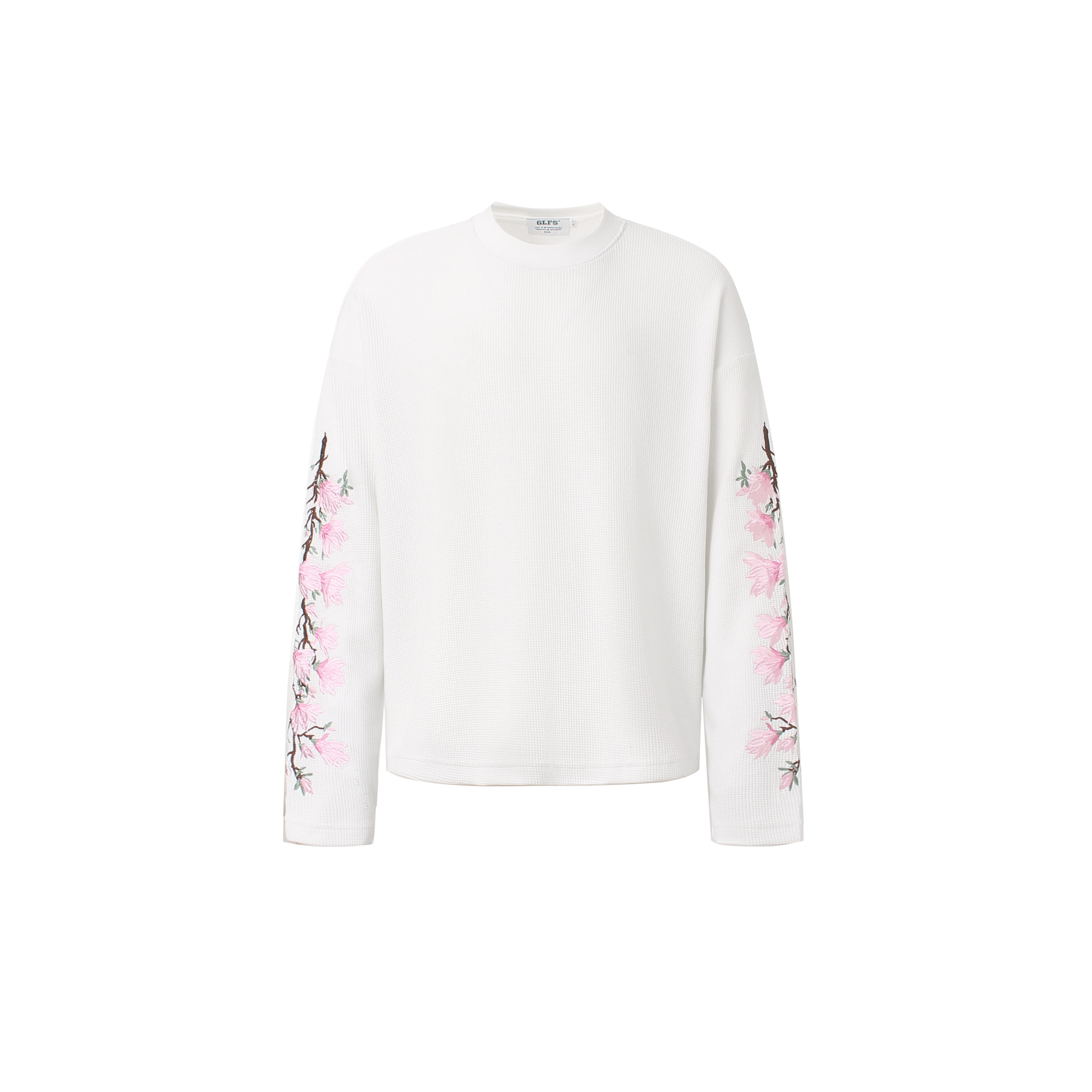New Chinese-style Casual Floral Embroidered Mens Long-Sleeve T-Shirt photo 3