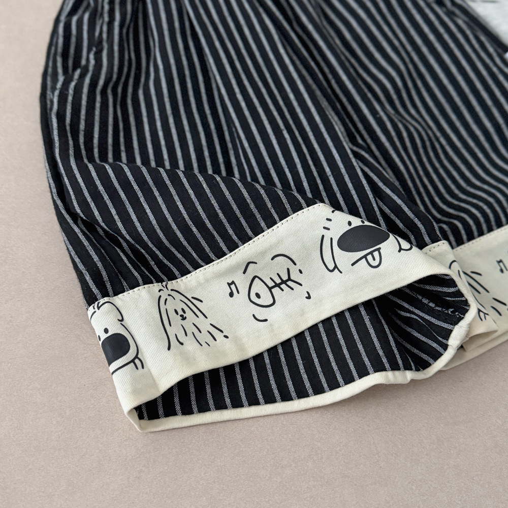 Fashionable Cartoon Short-sleeve Top And Shorts Set photo 4