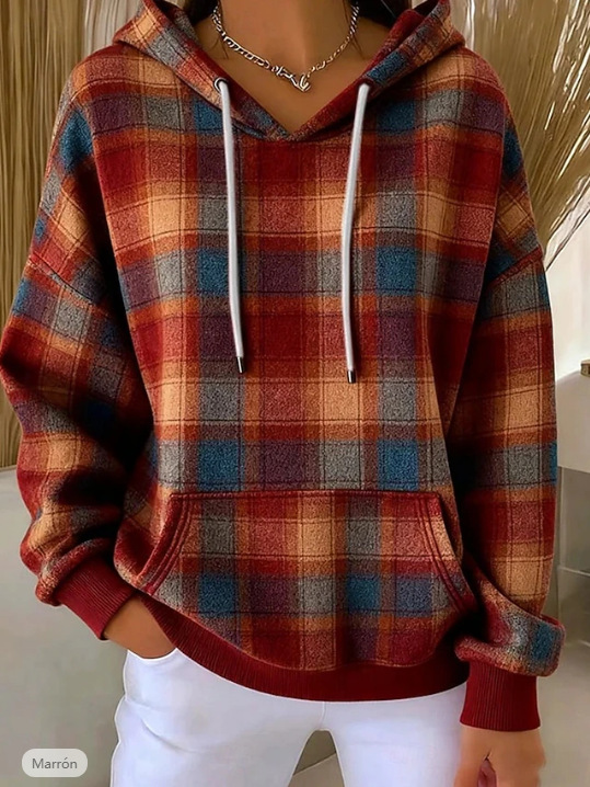 Drawstring Long-sleeve Casual Fashion Hoodie photo 5