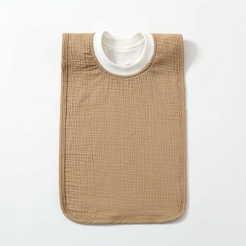 Large Childrens Washcloth Bib That Resists Stains photo 4