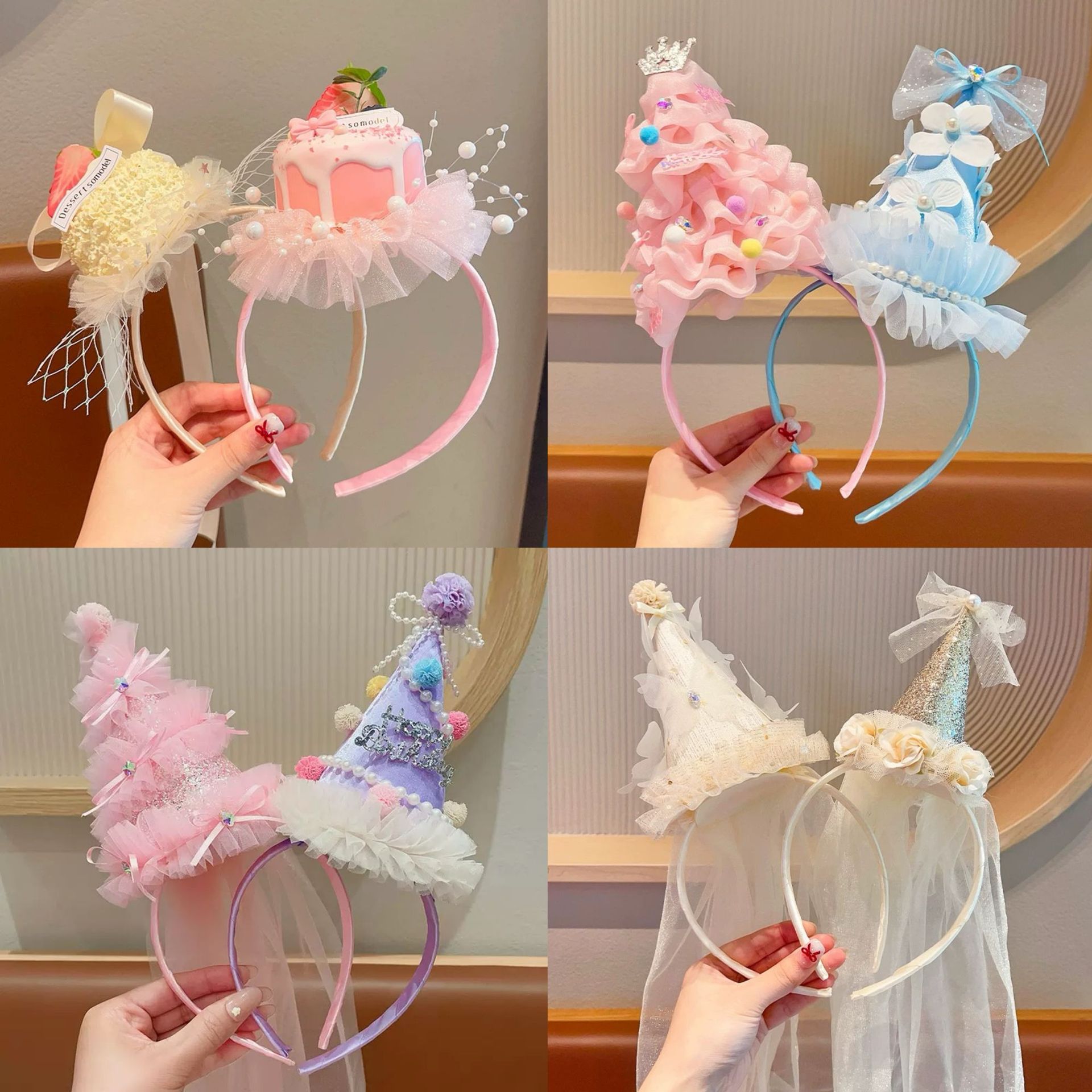 Cherry Cake Style Lace Hair Clip photo 1