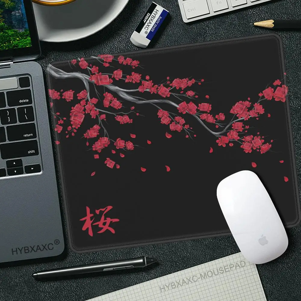 Gaming Mouse Pad Gaming Desk Cherry Blossoms photo 6