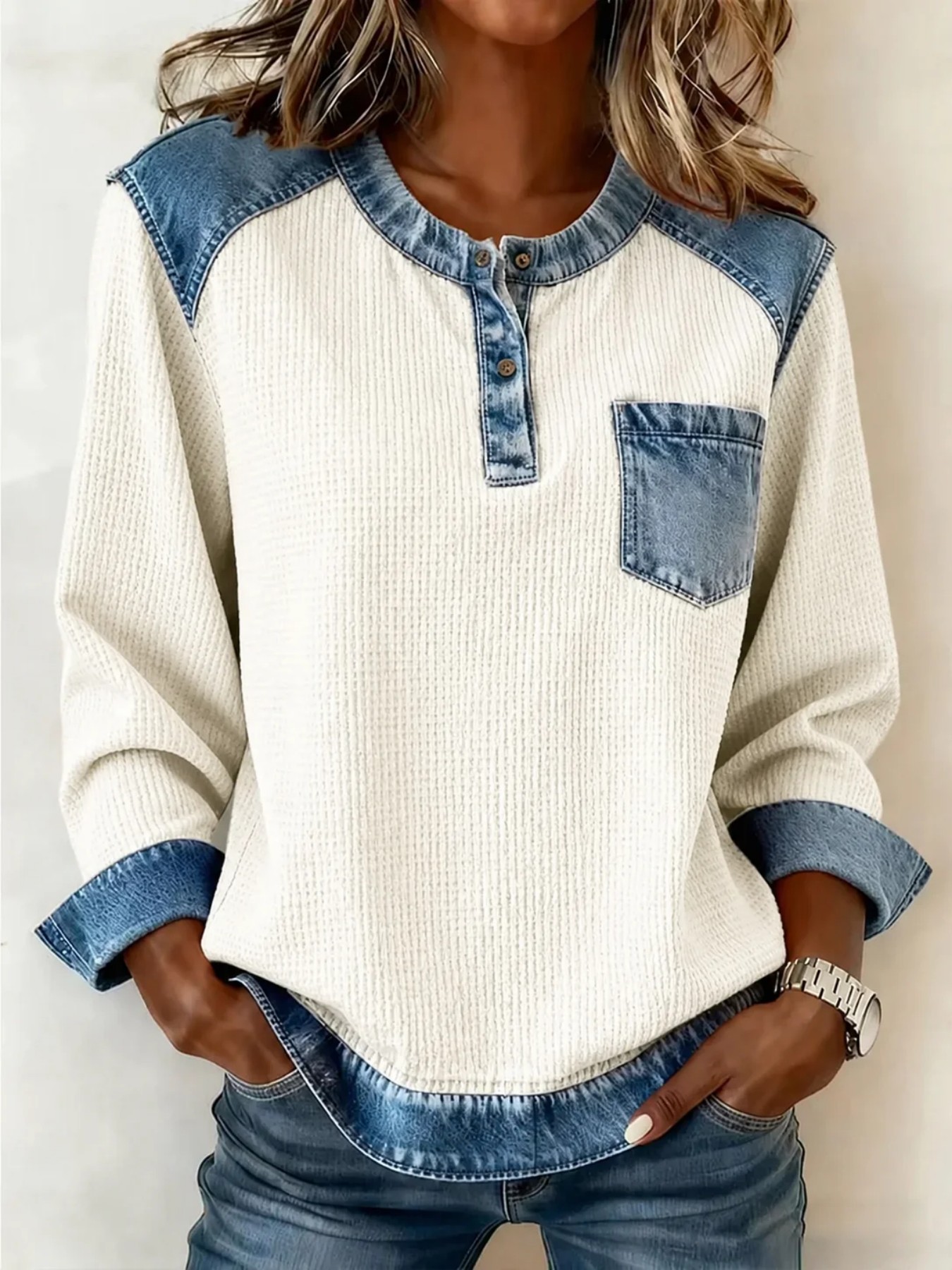 Leopard-print Raglan Loose-fit Pullover photo 7