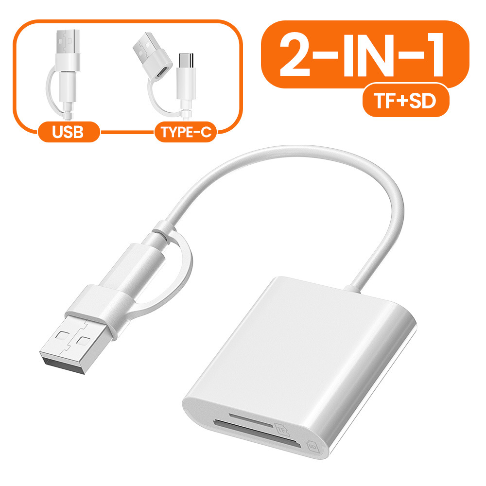3-in-1 Mobile Phone Card Reader Memory Card And USB Flash Drive Adapter photo 6