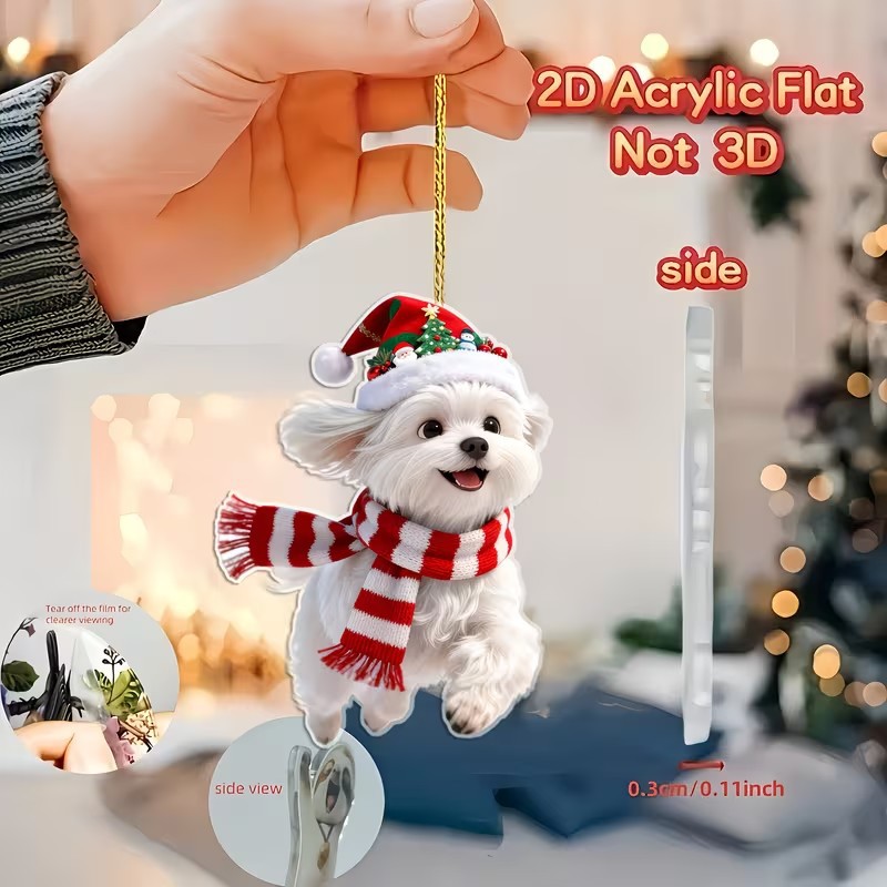 Christmas Ornaments Car Hanging Decorations photo 5