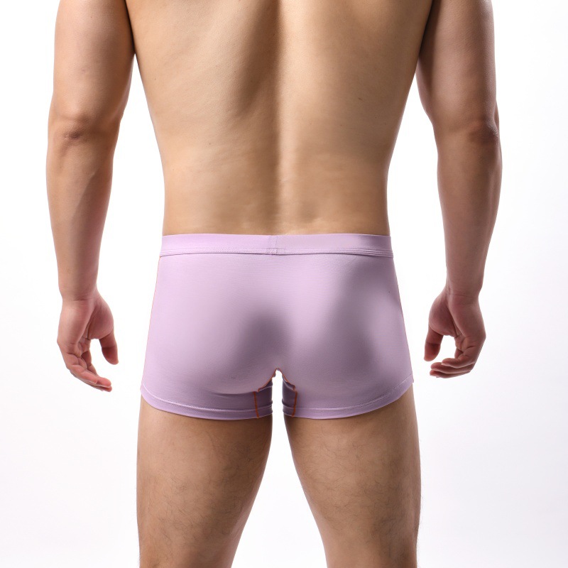 Mens Lyocell Breathable Plus-Size Boxer Briefs photo 3