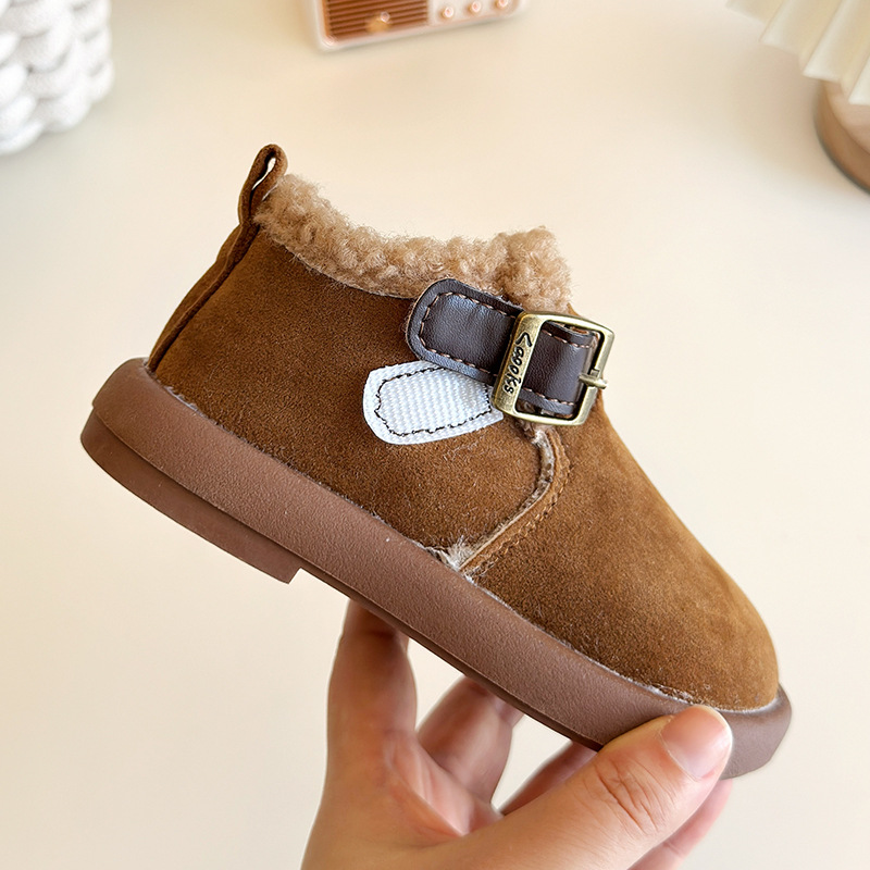 Girls Winter Velvet-Lined Casual Warm Shoes photo 3