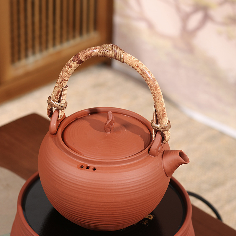 Outdoor Household Clay Sand Kettle Teapot photo 4