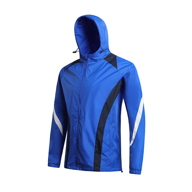 Waterproof Mens And Womens Sports Hooded Trench Coat photo 3
