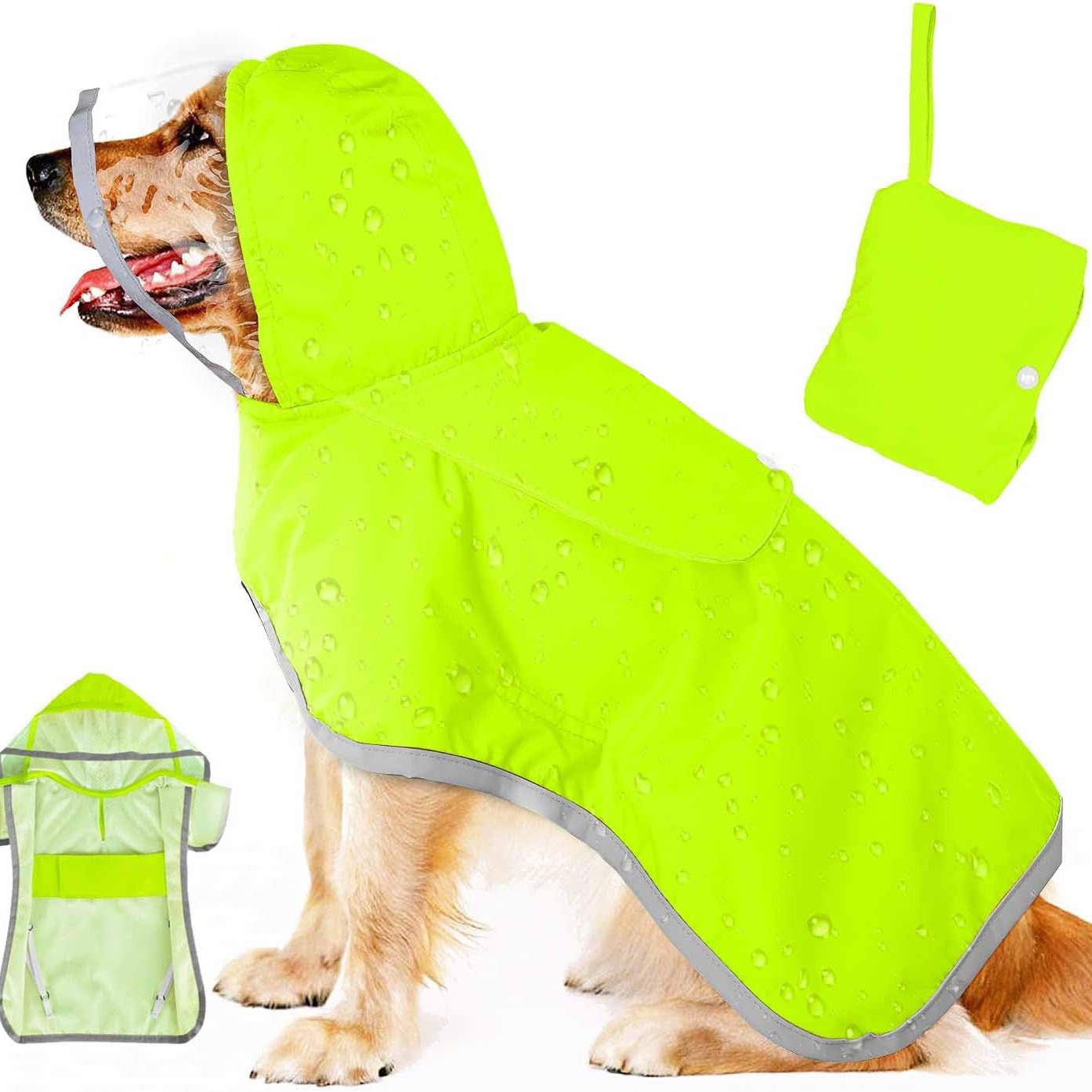 Waterproof Dog Coat Cape Design For Large Breeds photo 5