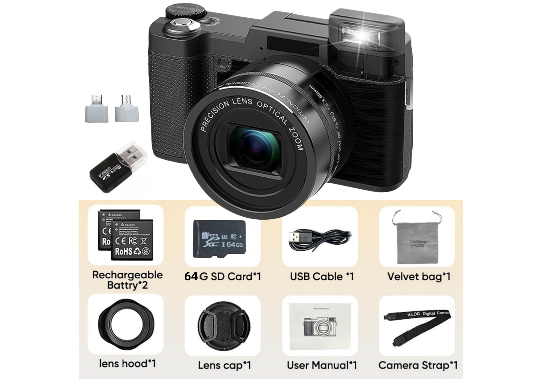 English language Version Of A High definition Digital Camera With 5x Optical Zoom photo 4