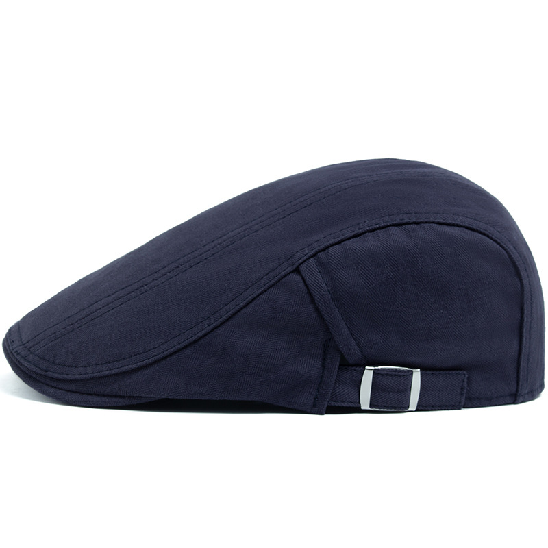 Men's Classic Solid-Color Casual Mens Beret photo 3