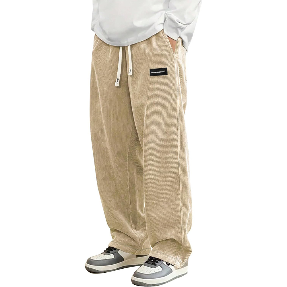 Men Loose-Fit Drawstring Pocket Trousers photo 5