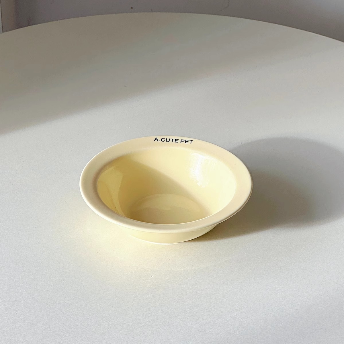 Pet Flying Saucer Cat Bowl Ceramic Flower Stand Cat Food Bowl Dog Bowl photo 4