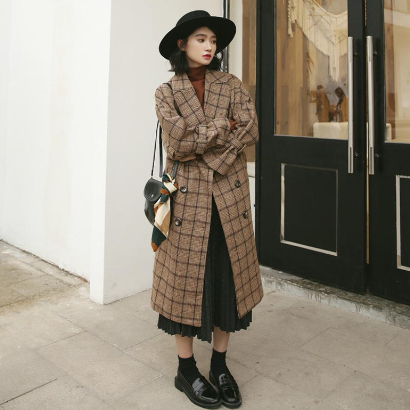 Wool Coat For Students Below-the-knee Length photo 5