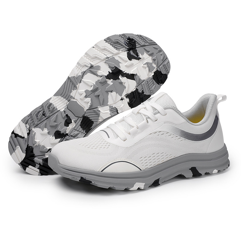 Wide-toe Outdoor Lightweight Breathable Mesh Cushioned Hiking Shoes photo 5