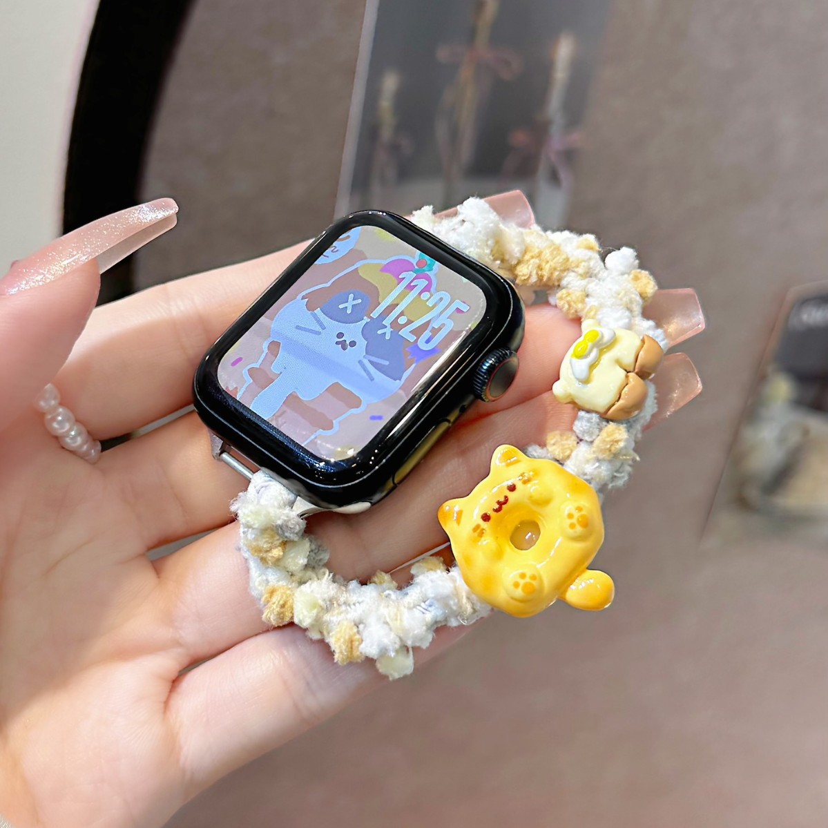 Suitable For A Cute Kitten Elastic Braided Strap photo 4