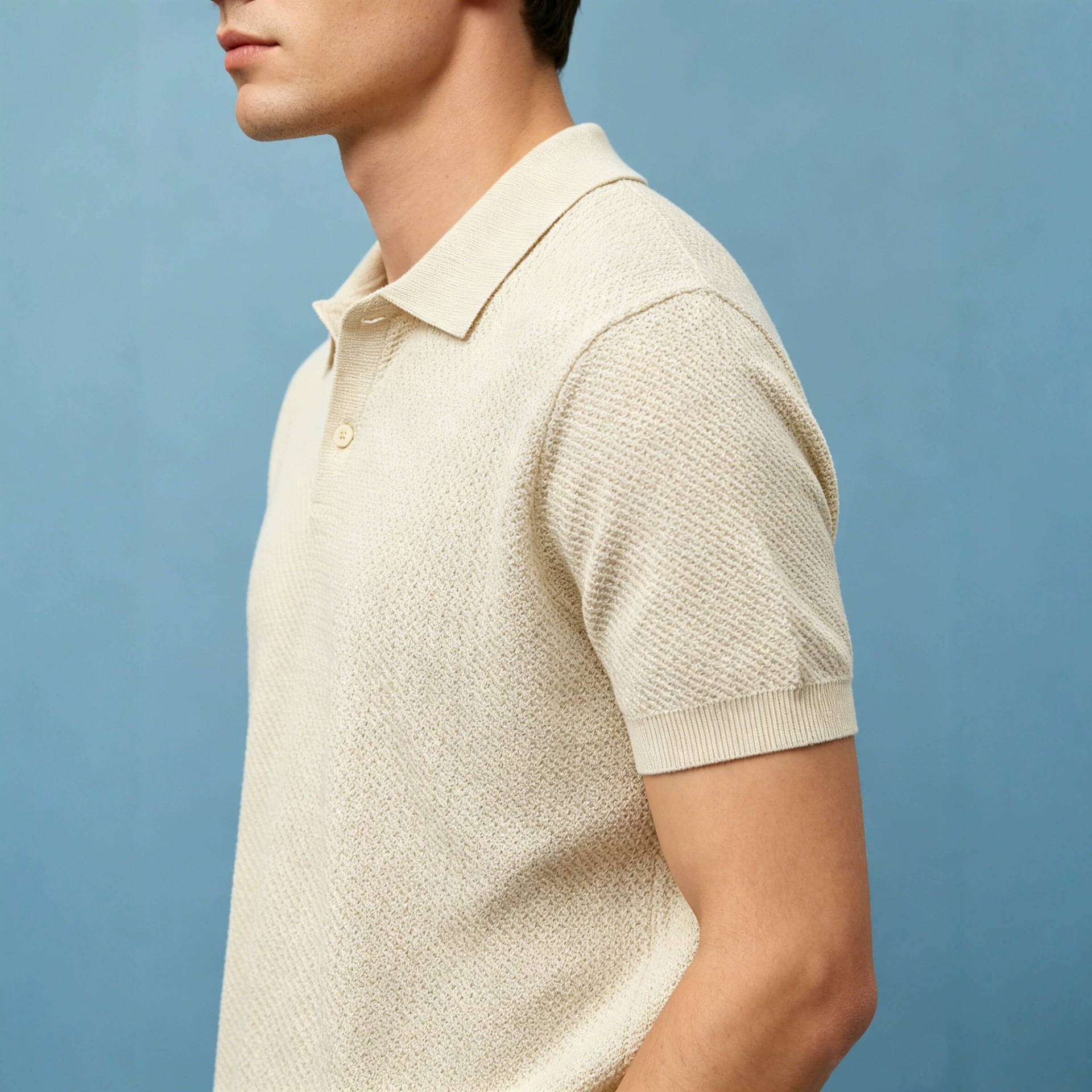 Short-sleeve Polo Shirt Casual Business T-shirt For Men photo 4