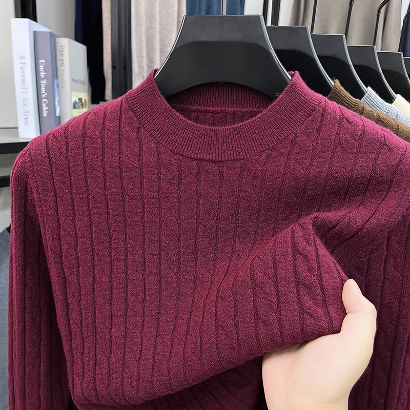 Stylish Casual Versatile And Warm Wool Base Sweater photo 5