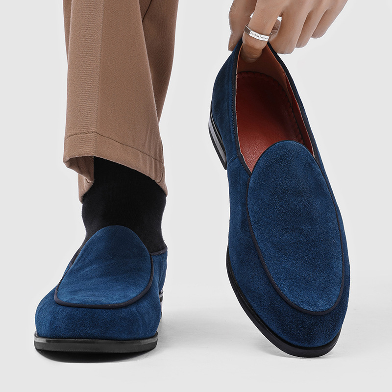 Mens French-style Fashionable Casual Low-cut Dress Shoes photo 4