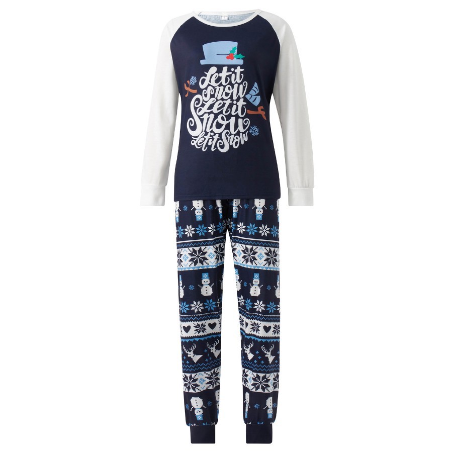 New Year Parent-child Outfits Autumn Wear For Family Of Three Or Four Long-sleeve Christmas Home Clothes photo 4