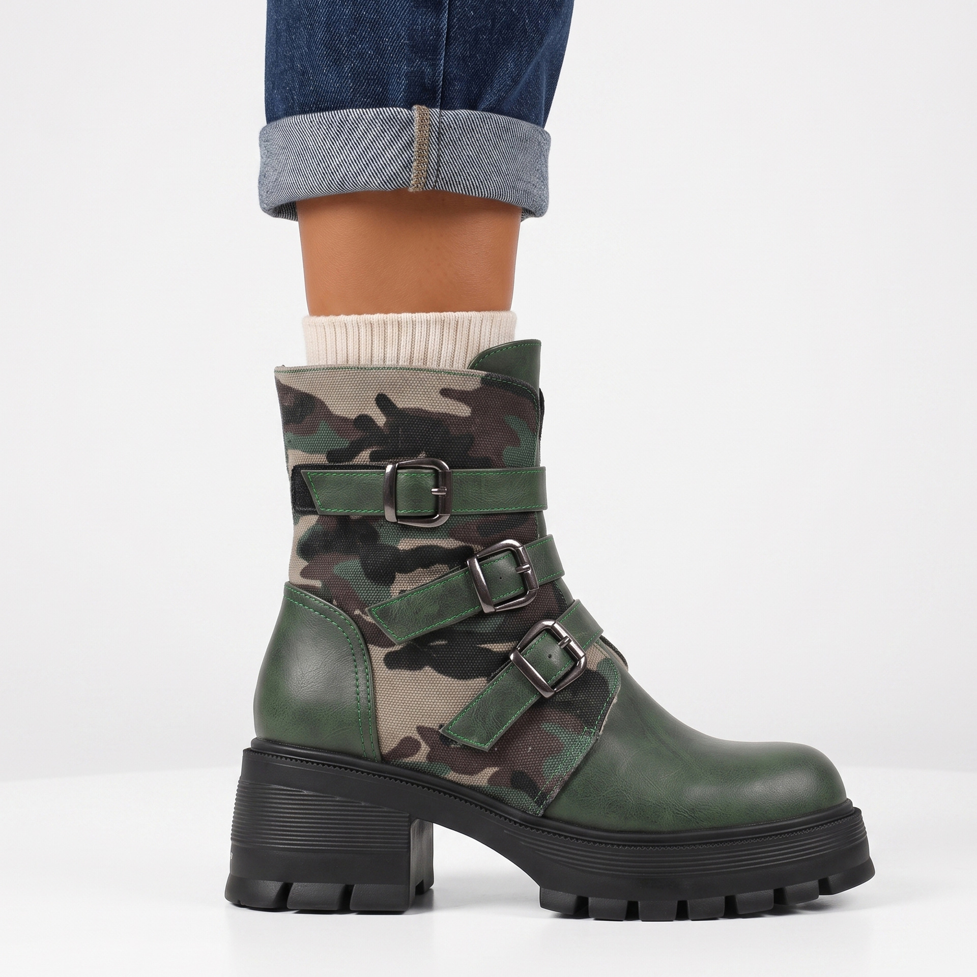 Women's Lace-up British-style Martin Boots photo 7