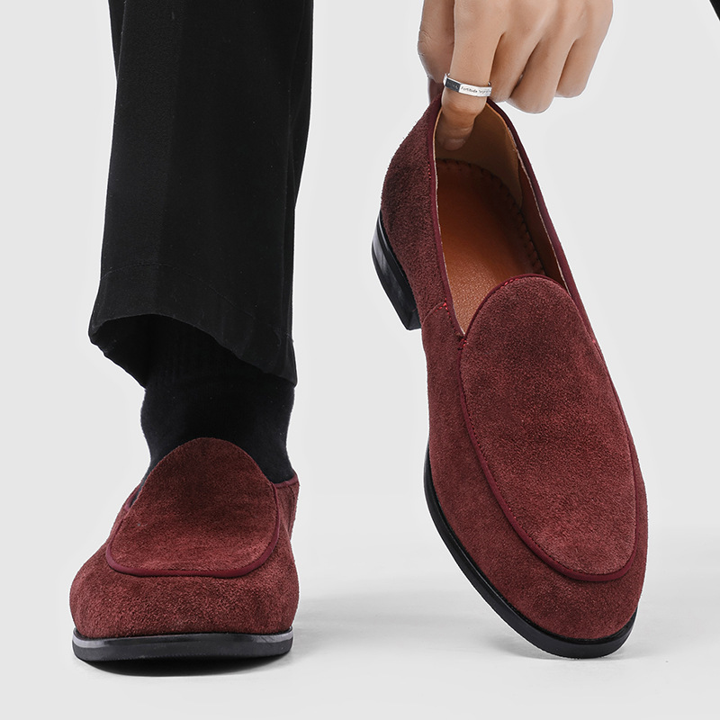 Mens French-style Fashionable Casual Low-cut Dress Shoes photo 5