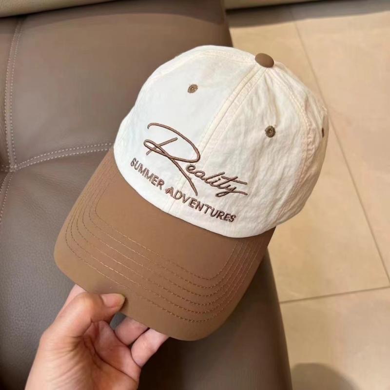 Instagram-style Embroidered Letter Patchwork Quick-dry Baseball Cap photo 4