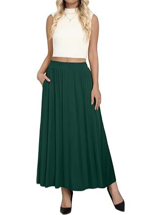 Women's High-waisted Four-season Belt Pockets Slimming Design photo 4