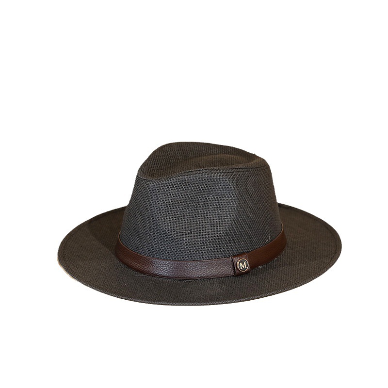 British-style Straw Sun Hat For Men Perfect For The Beach photo 8