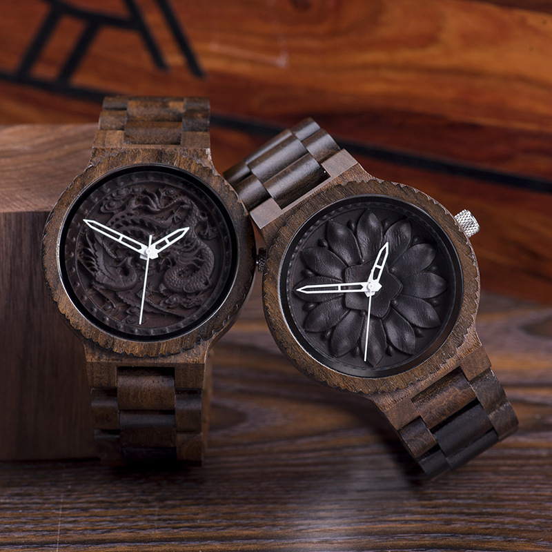 Wooden Watch Personalized And Fashionable Mens Style photo 1
