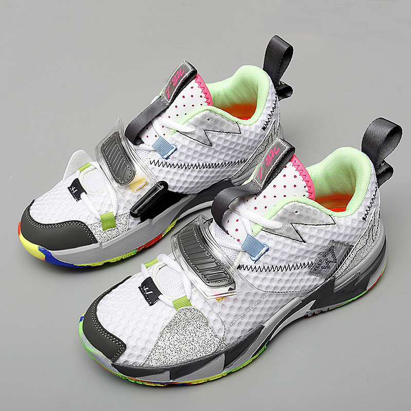 Autumn Flying Surface Woven Youth Basketball Shoes photo 8