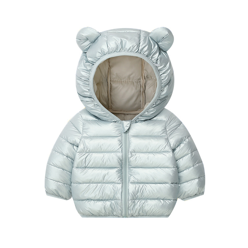 New Spring Autumn And Winter Solid-color Versatile Cotton Coat For Children photo 2