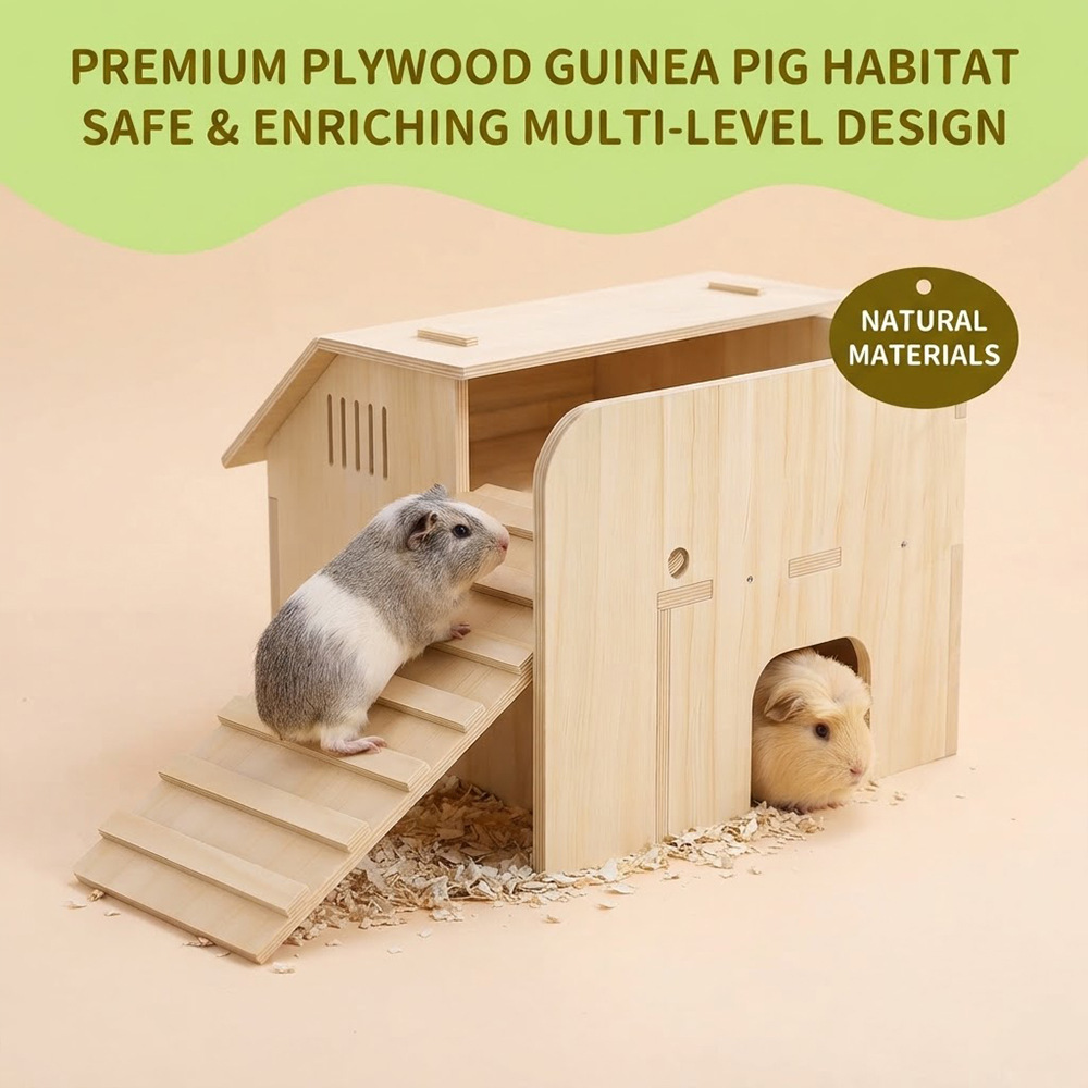 Pet Climbing Ladder Wooden House photo 4