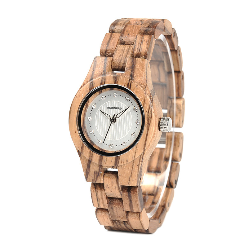 Mens And Womens Minimalist Casual Retro Wooden Watch photo 8