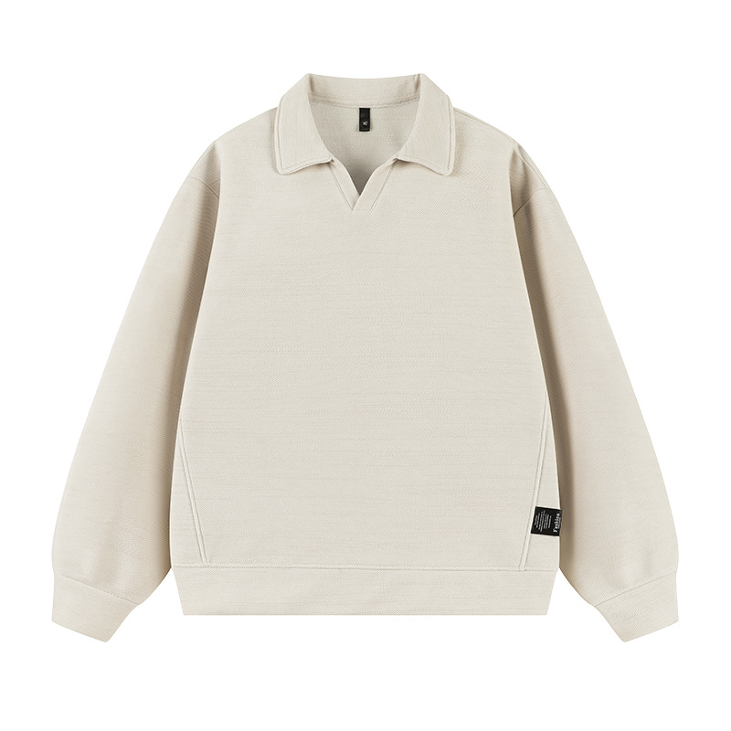 Mens Heavyweight Casual Long-sleeve Top photo 4